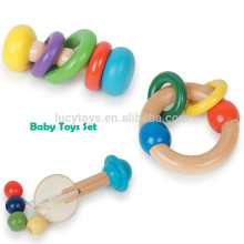 Baby Wooden Rattle Toys Set